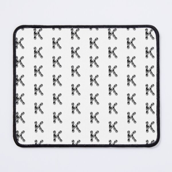 Item preview, Letter K – 3D Liquid Chrome Tinsel Monogram Design designed and sold by uncoXab.