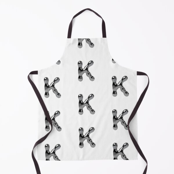 Item preview, Letter K – 3D Liquid Chrome Tinsel Monogram Design designed and sold by uncoXab.
