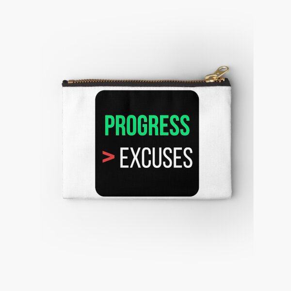 Item preview, Progress Over Excuses – Motivational Quote designed and sold by J0b4t.