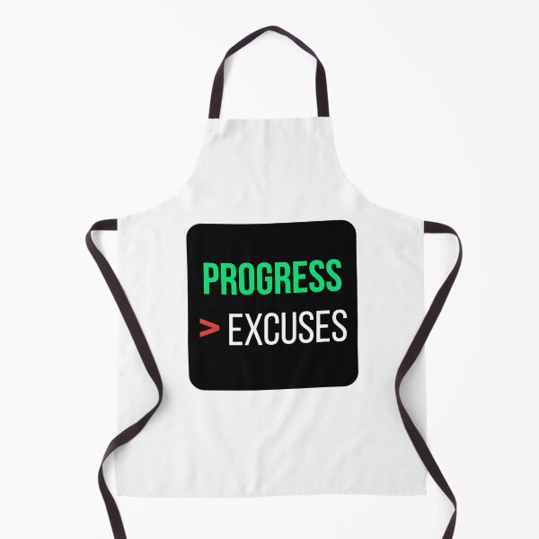 Item preview, Progress Over Excuses – Motivational Quote designed and sold by J0b4t.