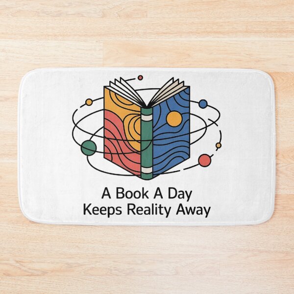 Item preview, A Book a Day Keeps Reality Away designed and sold by Authentic-Merch.