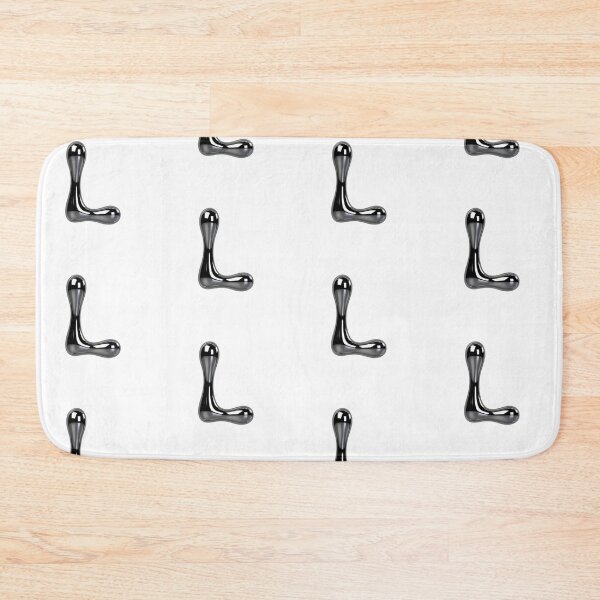 Item preview, Letter L – 3D Liquid Chrome Tinsel Monogram Design designed and sold by uncoXab.