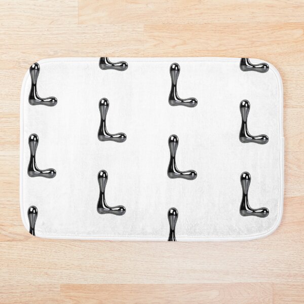Item preview, Letter L – 3D Liquid Chrome Tinsel Monogram Design designed and sold by uncoXab.