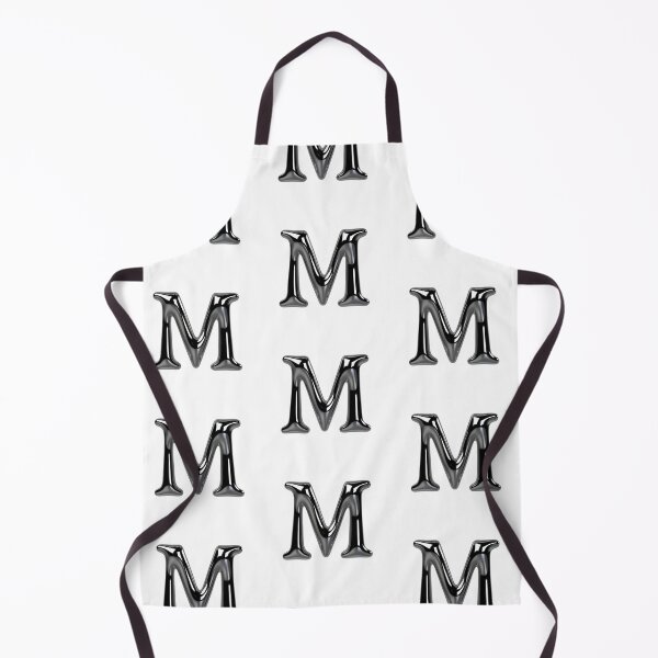 Item preview, Letter M – 3D Liquid Chrome Tinsel Monogram Design designed and sold by uncoXab.