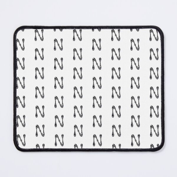 Item preview, Letter N – 3D Liquid Chrome Tinsel Monogram Design designed and sold by uncoXab.