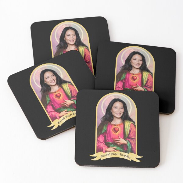 Item preview, Blessed Angel Lucy Liu -- Saint Satire Art designed and sold by LiunaticFringe.
