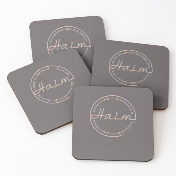 Item preview, HAIM-VINYL-LOGO-IN-WHITE designed and sold by EnigmaShire.