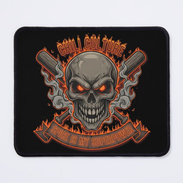 Item preview, "Chili Culture" - Spice is My Superpower Skull & Flames Graphic designed and sold by DMNindustries.