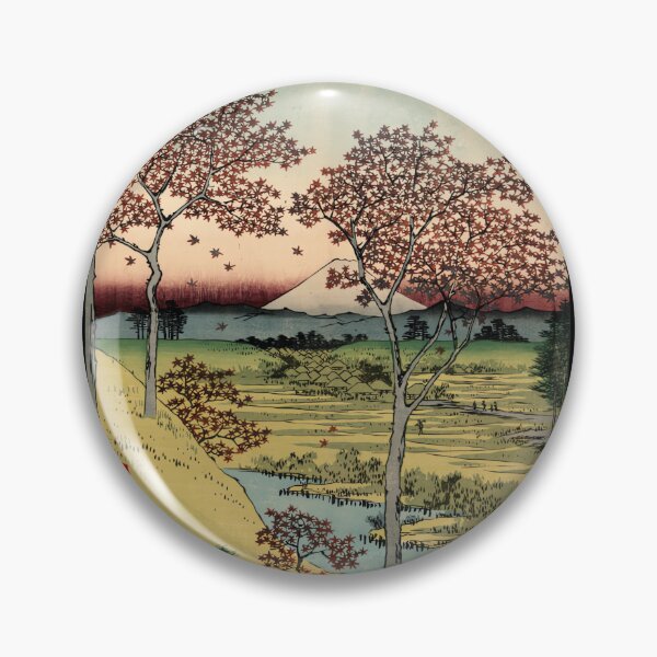 Item preview, Tōto Meguro Yuhhigaoka - Utagawa Hiroshige 	 designed and sold by sedecwimalab.