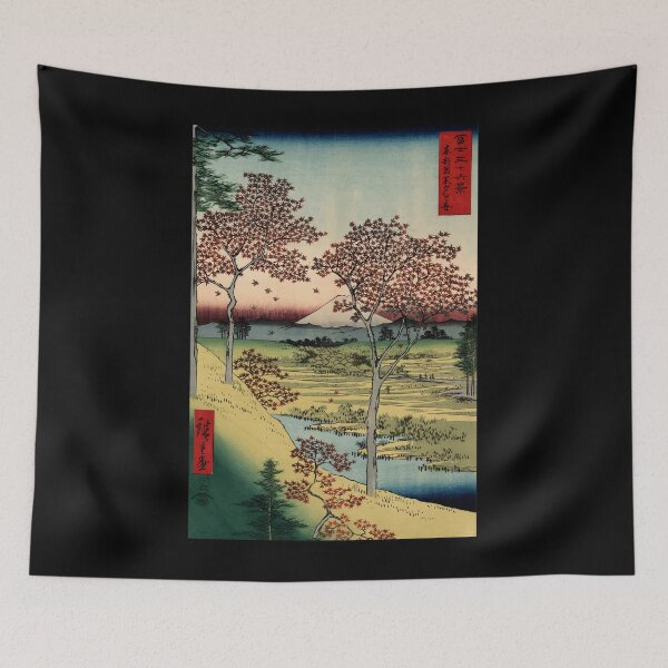 Item preview, Tōto Meguro Yuhhigaoka - Utagawa Hiroshige 	 designed and sold by sedecwimalab.
