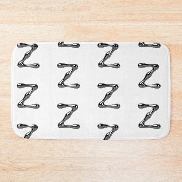 Item preview, Letter Z – 3D Liquid Chrome Tinsel Monogram Design designed and sold by uncoXab.