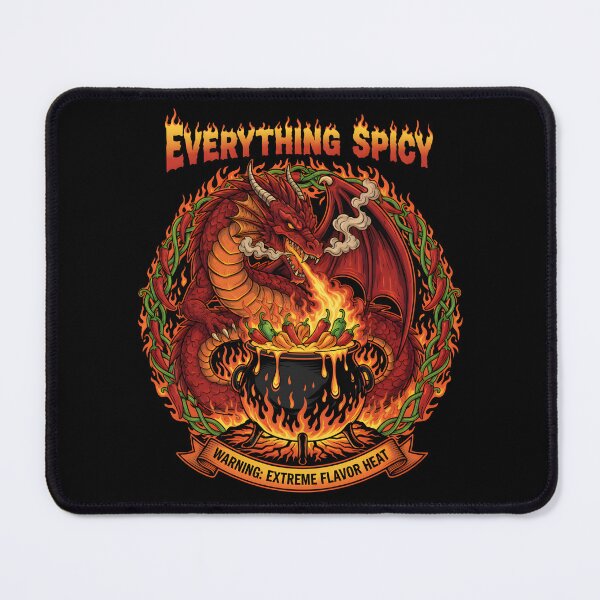 Item preview, Everything Spicy - Dragon's Breath Extreme Flavor Heat Graphic designed and sold by DMNindustries.