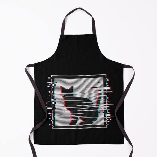 Item preview, Glitch Cat – Digital Distortion Art designed and sold by BikeRelaxStudio.