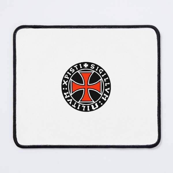 Item preview, Knights Templar Seal Black designed and sold by rockazona.