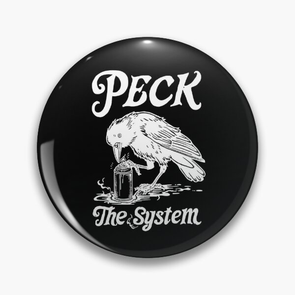 Item preview, Crow "peck the system" designed and sold by PunkdUpPrints.