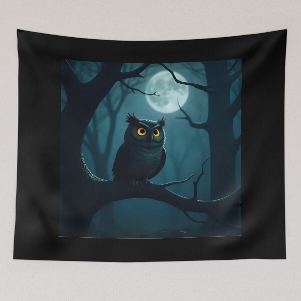 Item preview, Owl Jolson in the Darkness designed and sold by SweetRossel.