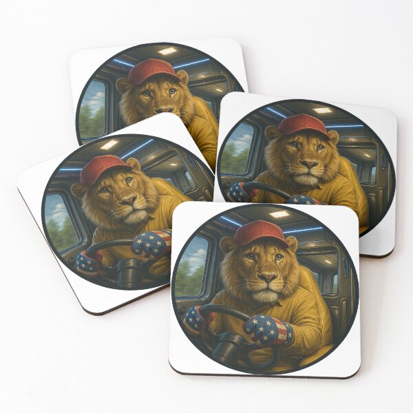 Item preview, Lion Truck Driver American Flag Gloves Art designed and sold by Zouky.art.