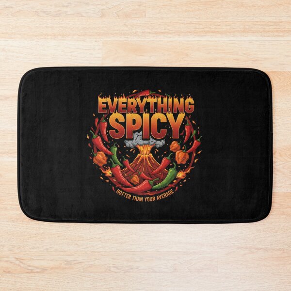 Item preview, "Hotter Than Your Average" - Everything Spicy Volcano & Chili Graphic designed and sold by DMNindustries.
