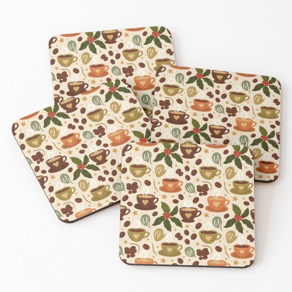 Item preview, Morning Bliss: Coffee Lovers Seamless Coffee Cup Pattern designed and sold by HolmeProud.