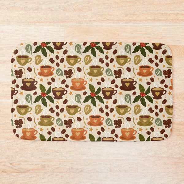Item preview, Morning Bliss: Coffee Lovers Seamless Coffee Cup Pattern designed and sold by HolmeProud.