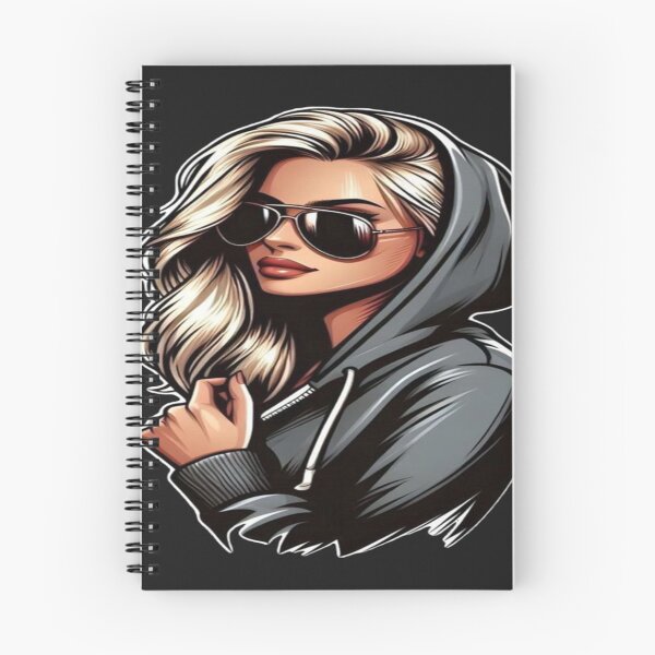 Item preview, Cool Blonde Girl Hoodie Sunglasses Art designed and sold by Pixel-2-Wears.