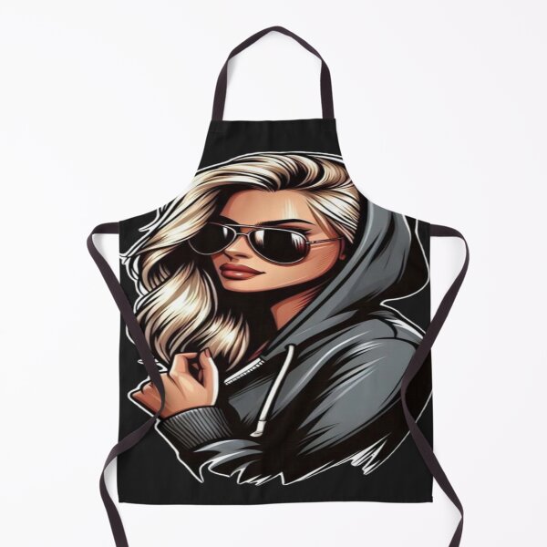 Item preview, Cool Blonde Girl Hoodie Sunglasses Art designed and sold by Pixel-2-Wears.