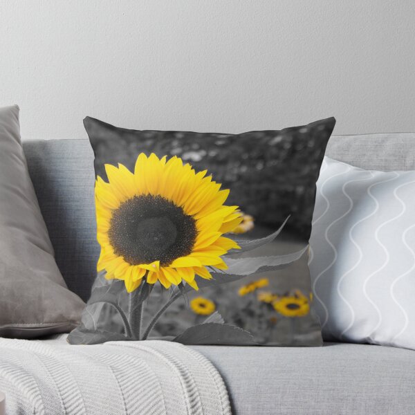 Item preview, Yellow Sunflowers on a mono background designed and sold by Malcolm Snook.