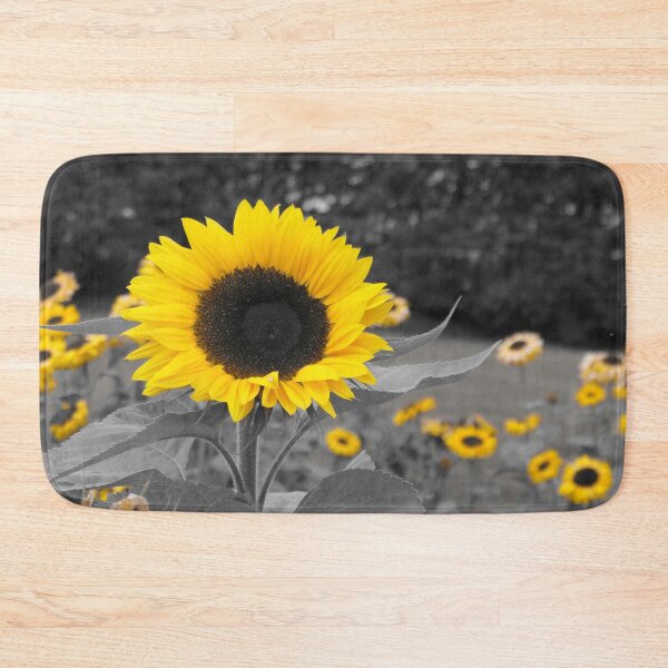 Item preview, Yellow Sunflowers on a mono background designed and sold by Malcolm Snook.
