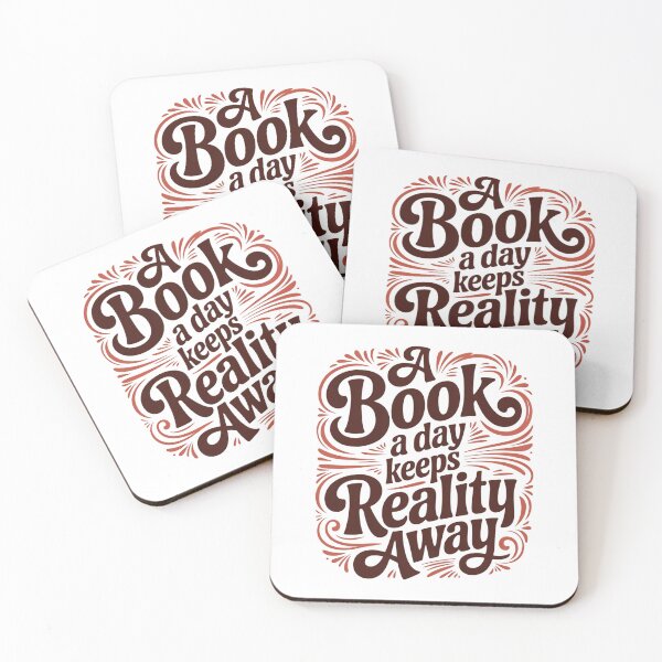 Item preview, A Book a Day Keeps Reality Away designed and sold by Authentic-Merch.