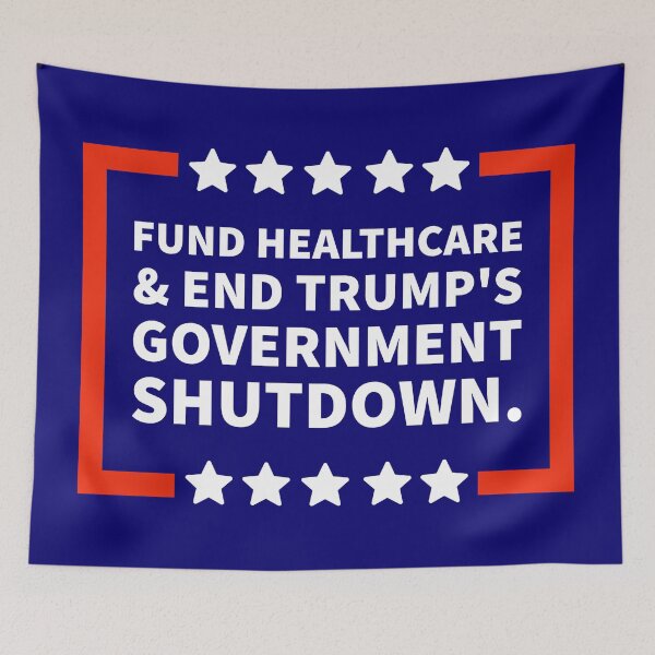 Item preview, Fund healthcare & end the shutdown. designed and sold by Rachel the Artist .