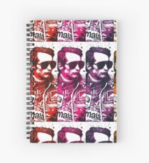 Niki Lauda Pop art (Edit) Spiral Notebook