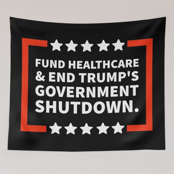 Item preview, Fund healthcare & end the shutdown. designed and sold by Rachel the Artist .