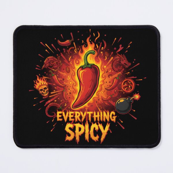 Item preview, Extreme Heat Warning - Everything Spicy Chili Bomb Graphic designed and sold by DMNindustries.