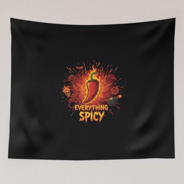 Item preview, Extreme Heat Warning - Everything Spicy Chili Bomb Graphic designed and sold by DMNindustries.