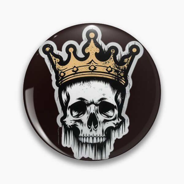 Item preview, Skull King Crown Sticker  designed and sold by FrkiArt.