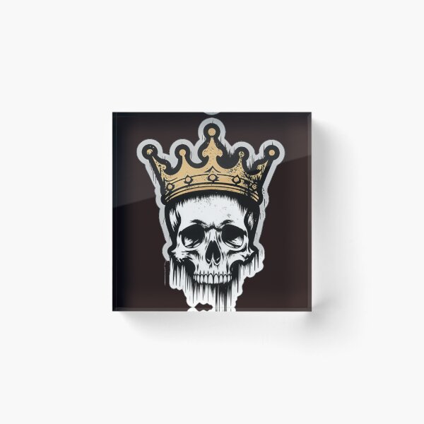 Item preview, Skull King Crown Sticker  designed and sold by FrkiArt.