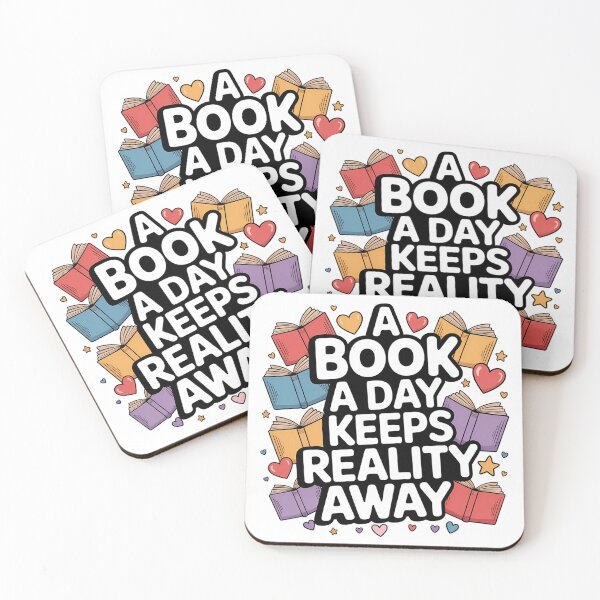 Item preview, A Book a Day Keeps Reality Away designed and sold by Authentic-Merch.