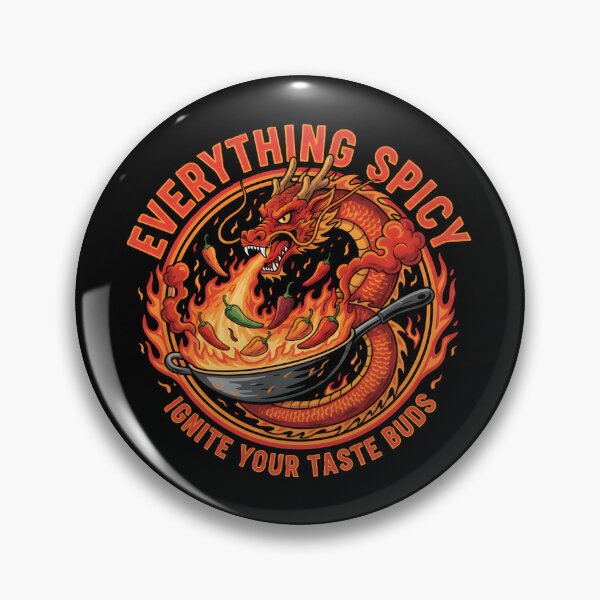 Item preview, Dragon's Fire Wok - Everything Spicy: Ignite Your Taste Buds Graphic designed and sold by DMNindustries.