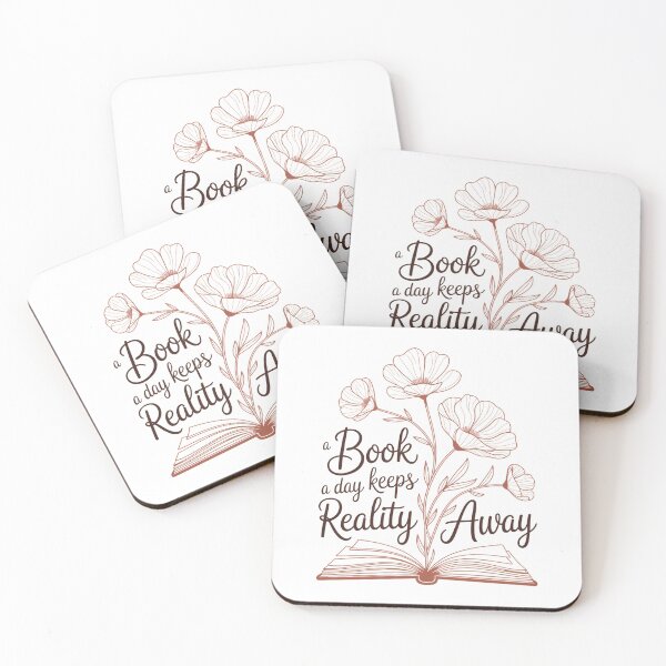Item preview, A Book a Day Keeps Reality Away designed and sold by Authentic-Merch.