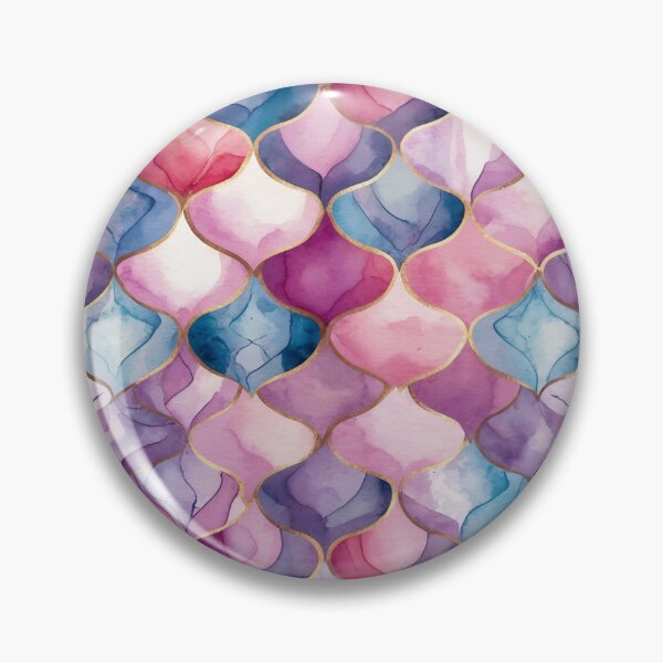 Item preview, Watercolor Quatrefoil Tile Pattern Gold designed and sold by 0606PM.