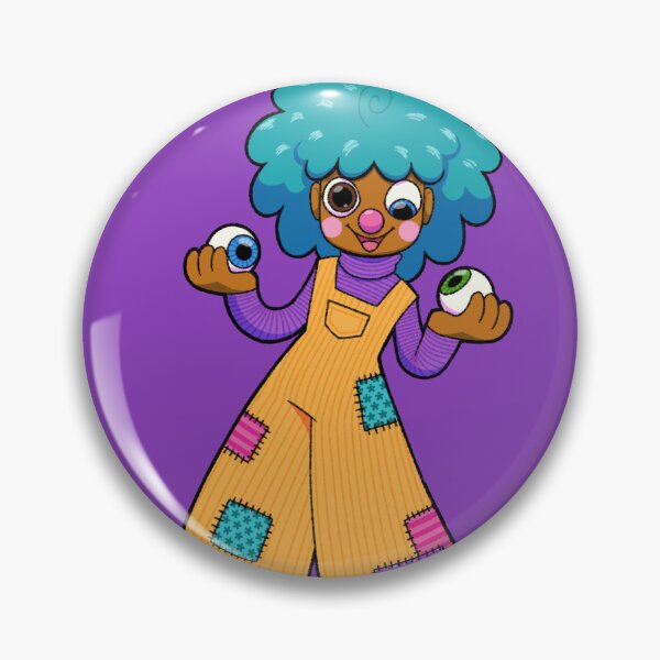 Item preview, Clown juggling glass eyes designed and sold by selkaycik.