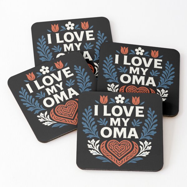 Item preview, I Love My Oma – Dutch Indonesian Heritage Crest T-Shirt Design designed and sold by getpressedshirt.