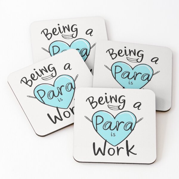 Item preview, Being a Para Is Work Heart designed and sold by Sparkofart07.