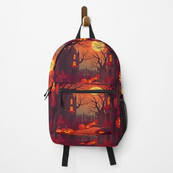 Item preview, Pumpkin Pathway at Dusk Jigsaw designed and sold by ArtComixHaven.