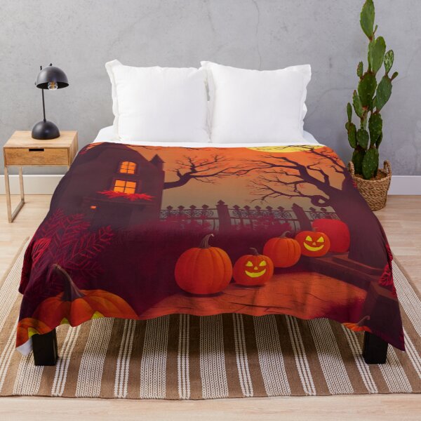 Item preview, Pumpkin Pathway at Dusk Jigsaw designed and sold by ArtComixHaven.