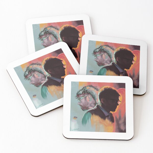 Item preview, Colourful Painting Based On Damon Albarn designed and sold by lylecaldwell.