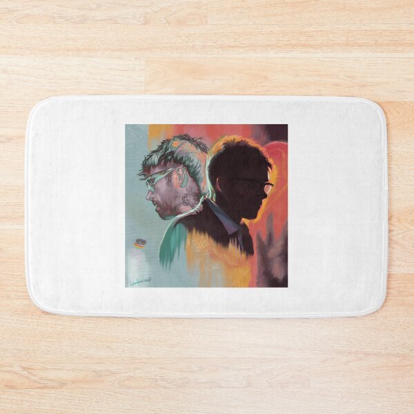 Item preview, Colourful Painting Based On Damon Albarn designed and sold by lylecaldwell.