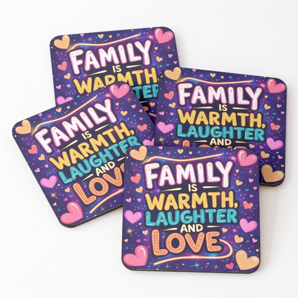 Item preview, Family is Warmth, Laughter and Love 2 designed and sold by RisingWolfStudio.