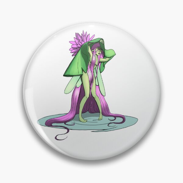 Item preview, Lilly pad fairy hiding designed and sold by sagejulie7.