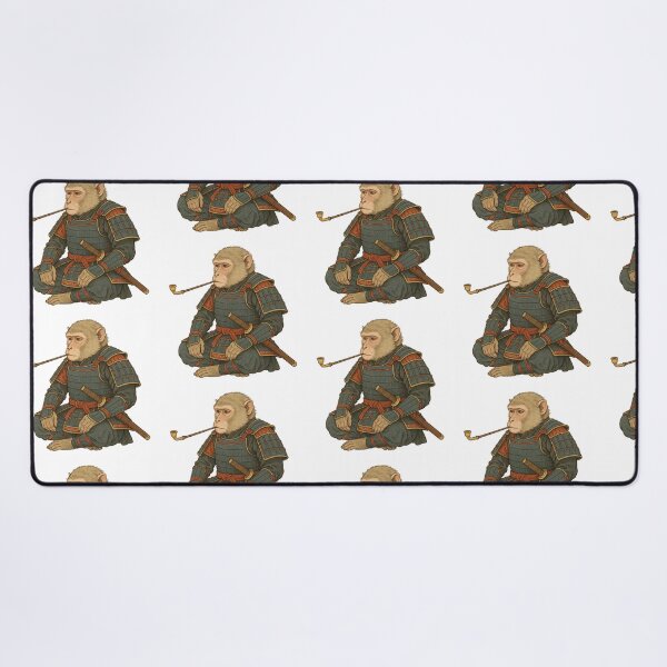 Item preview, Samurai Monkey in Armor Smoking Pipe designed and sold by TeeARTHY.